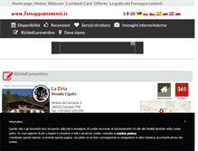 Tablet Screenshot of laziria.canazeiappartamenti.it