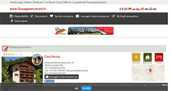 Desktop Screenshot of cesastruta.canazeiappartamenti.it