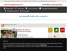 Tablet Screenshot of majonroces.canazeiappartamenti.it